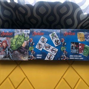 Avengers 3-in-1 Board Games